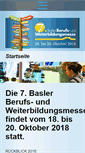 Mobile Screenshot of basler-berufsmesse.ch